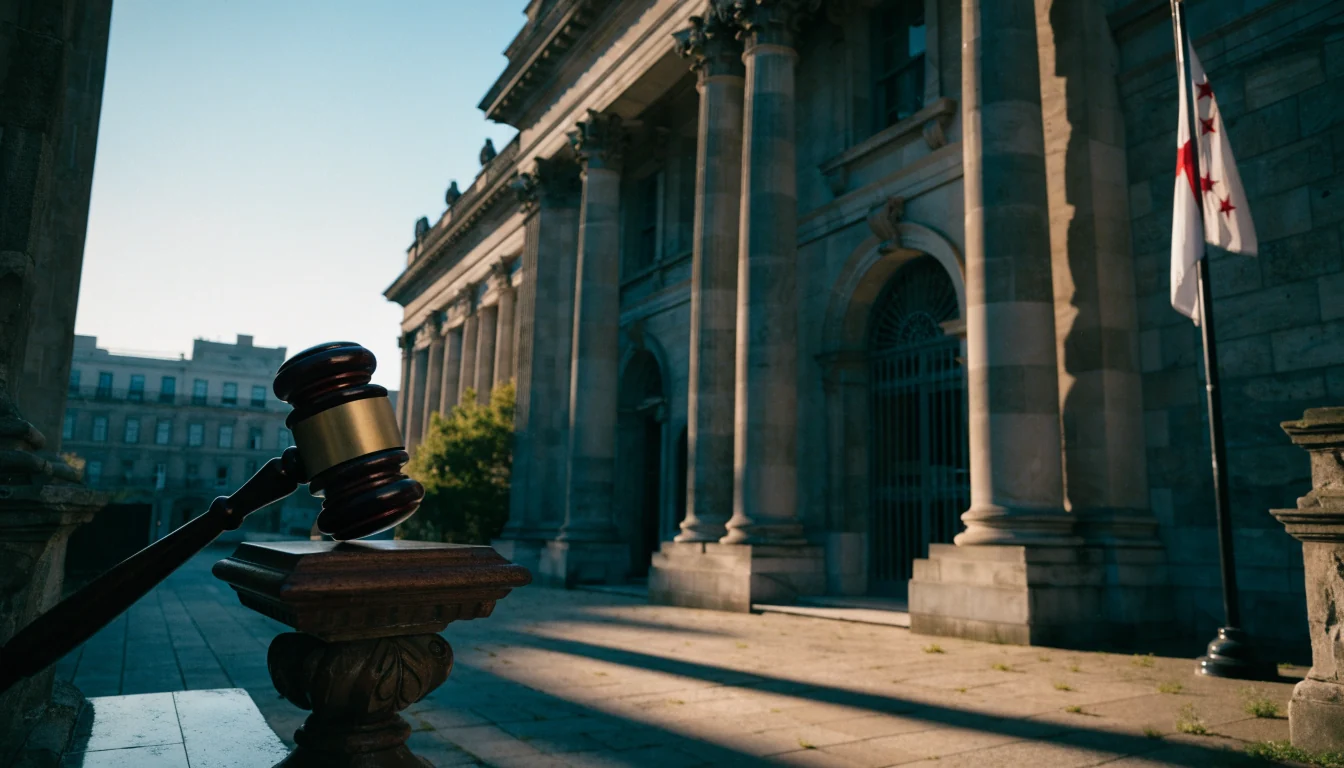Wellington government building with a gavel symbolizing regulatory authority